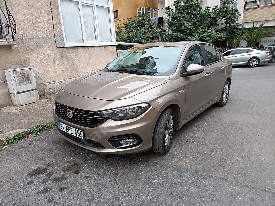 Sahibinden 2019 Fiat Egea Sedan 1.3 Multijet Urban — Bronz, Bakımlı