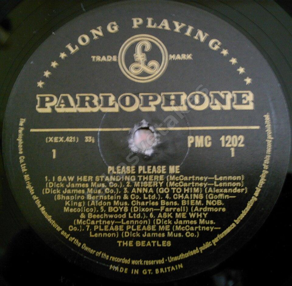 The Beatles - Please Please Me LP, Parlophone PMC 1202 mono